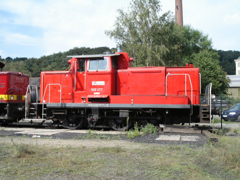 Eine Reihe von West- und Ost-V60 steht am 15.08.2004 im Eisenbahnmuseum in Bochum-Dalhausen.