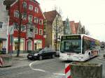 Am 14.2.11 wurde in Neumarkt auf der Oberen Marktstraße ein Mercedes-Benz Citaro mit der Aufschrift:  562 Holzheim  gesichtet
